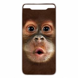 Чохол для Samsung A80 Cute monkey face - PrintSalon