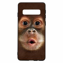 Чохол для Samsung S10 Cute monkey face - PrintSalon