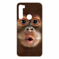 Чохол для Xiaomi Redmi Note 8 Cute monkey face - PrintSalon