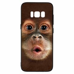 Чохол для Samsung S8 Cute monkey face - PrintSalon