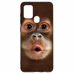Чехол для Samsung A21s Cute monkey face-PrintSalon Чехол для Samsung A21s Cute monkey face
