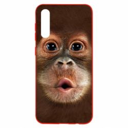 Чохол для Samsung A50 Cute monkey face - PrintSalon