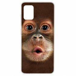 Чохол для Samsung A51 Cute monkey face - PrintSalon