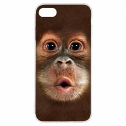 Чохол для iPhone 8 Cute monkey face - PrintSalon