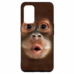 Чохол для Oppo Reno 5 4G Cute monkey face - PrintSalon