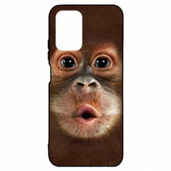 Чохол для Xiaomi Redmi Note 10 Cute monkey face - PrintSalon