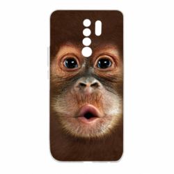 Чохол для Xiaomi Redmi 9 Cute monkey face - PrintSalon