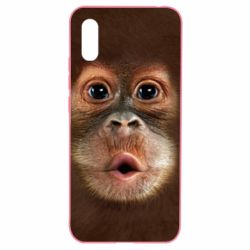 Чохол для Xiaomi Redmi 9a Cute monkey face - PrintSalon