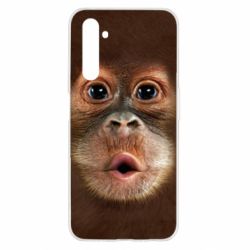 Чохол для Realme 6 Cute monkey face - PrintSalon