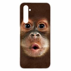 Чохол для Realme 6 Pro Cute monkey face - PrintSalon