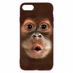 Чохол для iPhone SE 2022 Cute monkey face - PrintSalon