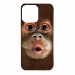 Чохол для iPhone 14 Pro Max Cute monkey face - PrintSalon