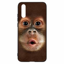 Чохол для Huawei P20 Cute monkey face - PrintSalon
