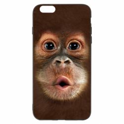 Чохол для iPhone 6 Plus/6S Plus Cute monkey face - PrintSalon