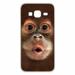 Чохол для Samsung J3 2016 Cute monkey face - PrintSalon