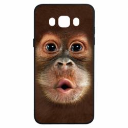 Чохол для Samsung J7 2016 Cute monkey face - PrintSalon