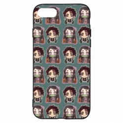 Чехол для iPhone SE 2022 Cute Tanjiro with Nezuko - PrintSalon