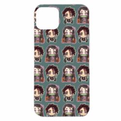 Чехол для iPhone 14 Plus Cute Tanjiro with Nezuko - PrintSalon