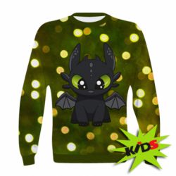 Дитячий 3D світшот Cute vector dragon - PrintSalon