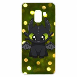 Чохол для Samsung A8 2018 Cute vector dragon - PrintSalon