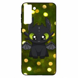 Чохол для Samsung S21 Ultra Cute vector dragon - PrintSalon