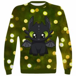 3D світшот Cute vector dragon - PrintSalon