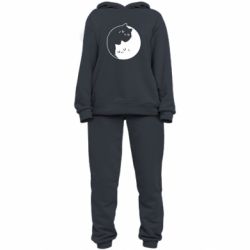 Женский костюм Cute yin yang cats - PrintSalon