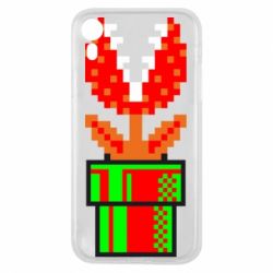 Чехол для iPhone XR Цветок-людоед Супер Марио