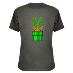 Камуфляжная футболка Цветок-людоед Супер Марио - PrintSalon