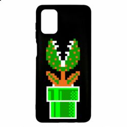 Чехол для Samsung M51 Цветок-людоед Супер Марио