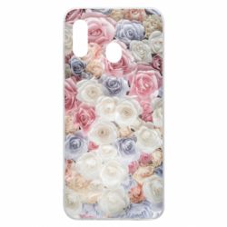 Чехол для Samsung A30 Цветы - PrintSalon