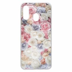 Чехол для Samsung A40 Цветы - PrintSalon