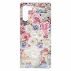 Чехол для Samsung Note 10 Цветы - PrintSalon