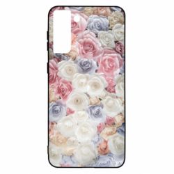 Чехол для Samsung S21+ Цветы - PrintSalon