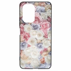 Чехол для Xiaomi Poco F3/K40 Цветы - PrintSalon