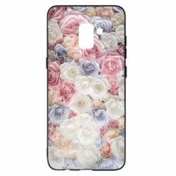 Чехол для Samsung A8+ 2018 Цветы