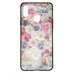 Чехол для Samsung A20s Цветы - PrintSalon