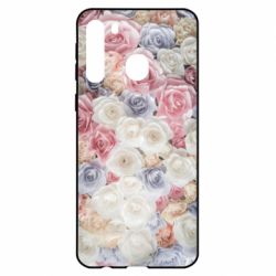 Чехол для Samsung A21 Цветы - PrintSalon