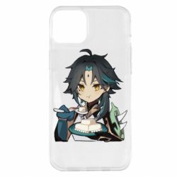 Чехол для iPhone 14 Plus Cяо кушает - PrintSalon