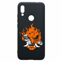 Чехол для Xiaomi Redmi 7 Cyberpunk 2077 fire - PrintSalon