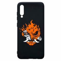 Чехол для Samsung A70 Cyberpunk 2077 fire - PrintSalon