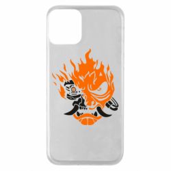 Чехол для iPhone 11 Cyberpunk 2077 fire - PrintSalon