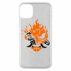 Чехол для iPhone 11 Pro Cyberpunk 2077 fire - PrintSalon