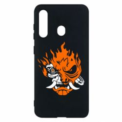 Чехол для Samsung M40 Cyberpunk 2077 fire - PrintSalon