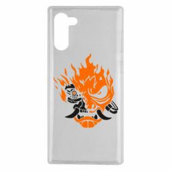 Чохол для Samsung Note 10 Cyberpunk 2077 fire