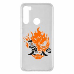 Чохол для Xiaomi Redmi Note 8 Cyberpunk 2077 fire-PrintSalon Чохол для Xiaomi Redmi Note 8 Cyberpunk 2077 fire