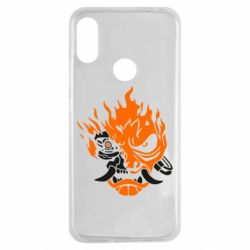 Чехол для Xiaomi Redmi Note 7 Cyberpunk 2077 fire-PrintSalon Чехол для Xiaomi Redmi Note 7 Cyberpunk 2077 fire