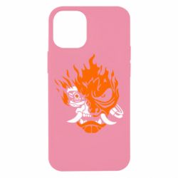 Чехол для iPhone 12 mini Cyberpunk 2077 fire-PrintSalon Чехол для iPhone 12 mini Cyberpunk 2077 fire