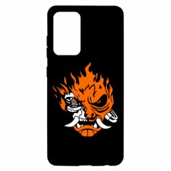 Чехол для Samsung A52 5G Cyberpunk 2077 fire - PrintSalon