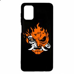 Чехол для Samsung M51 Cyberpunk 2077 fire - PrintSalon
